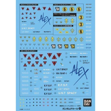 Bandai 50611481 53 HGUC 0800 Series Federation Gundam Decal - Hobbies Online